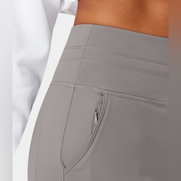 Halara Grey PETITE High Waisted Drawstring Cool Touch Joggers-UPF50+!! NEW!!🩶🩶 - Picture 7 of 16